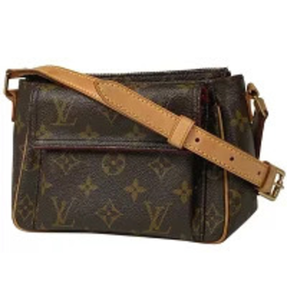 Louis Vuitton Viva Cite Crossbody Clutch Shoulder Bag Monogram Brown